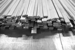 Stock de pièces en inox