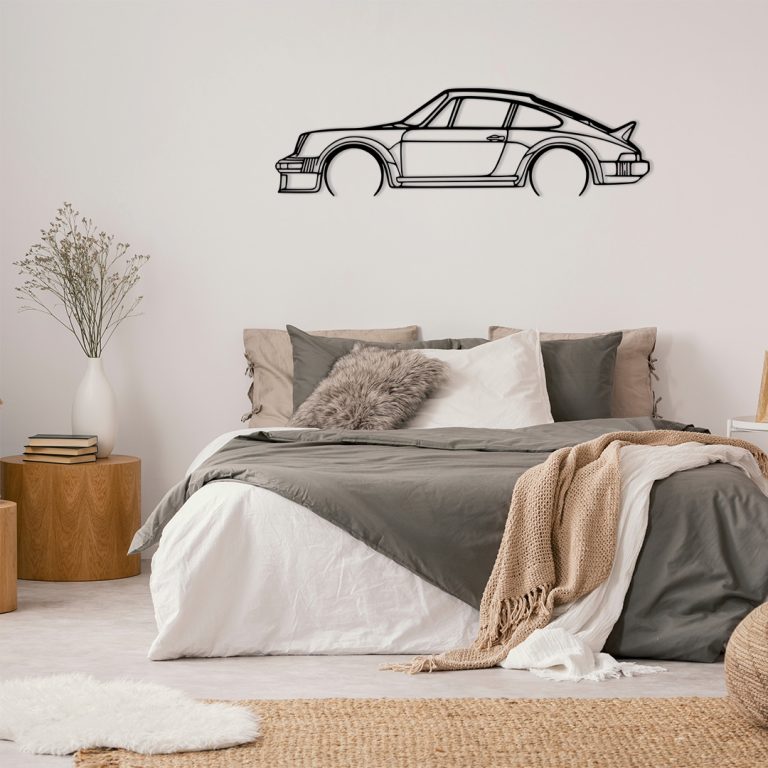 Plaque métal vintage porsche 911 - Décoration
