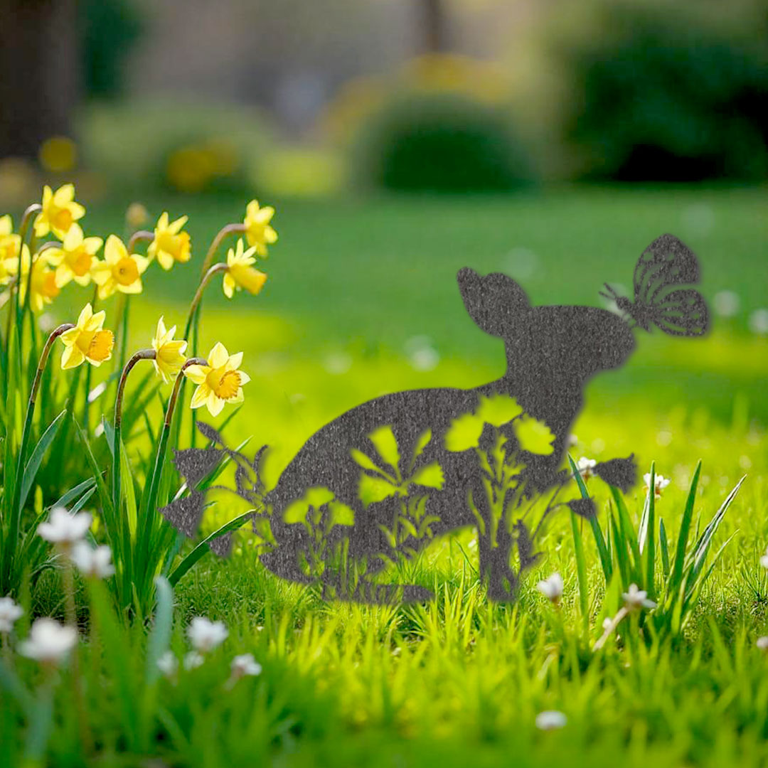 Décoration extérieure Lapin de Pâques champêtre – Image 6