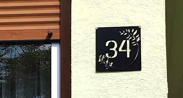 Créer une plaque de rue sur-mesure en métal - Ma Pièce Sur Mesure