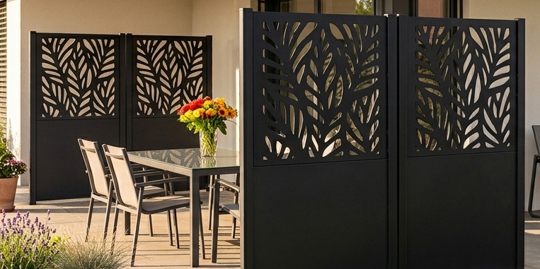 Brise vue et panneau décoratif en corten - Ma Pièce Sur Mesure
