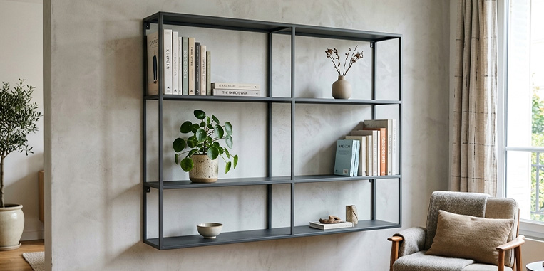 Créer une étagère métallique sur mesure pour l&rsquo;intérieur et l&rsquo;extérieur